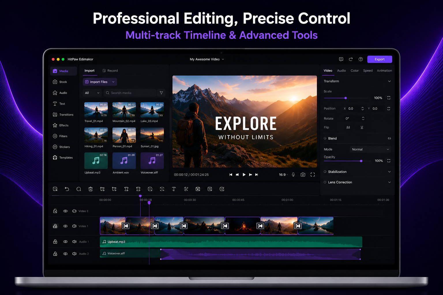 HitPaw Edimakor (Video Editor) screenshot 3
